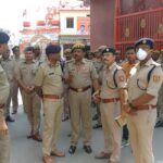 गोरखनाथ मंदिर परिसर के सुरक्षा व्यवस्था का जायजा लिया