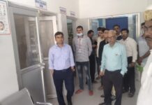 जिला चिकित्सालय में प्रारंभ हुए नवीन पोस्टमार्टम हाउस का निरीक्षण किया गया।