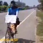 पर्यावरण को बचाने के लिए 2000 किलोमीटर की साइकिल यात्रा पर निकला युवक