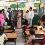डीएम व एसपी ने आंगनबाड़ी केन्द्रों की व्यवस्थाओं का लिया जायजा