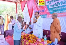 उद्यान मंत्री दिनेश प्रताप सिंह ने किसान बाजार का किया उद्घाटन