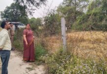एडीएम ने विभिन्न ग्रामों का निरीक्षण कर फसल, मकान/सम्पत्ति एवं अन्य संभावित नुकसानों का लिया जायजा