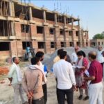 डीएम ने निर्माणाधीन मुख्यमंत्री कम्पोजिट विद्यालय एवं कस्तूरबा गांधी आवासीय बालिका विद्यालय का किया निरीक्षण