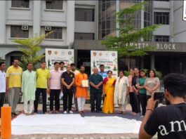 विश्व योग दिवस पर एबीएस इंजीनियरिंग कॉलेज में भव्य योगाभ्यास कार्यक्रम आयोजित
