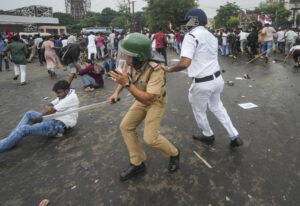 SFI and CJP protest in Kolkata