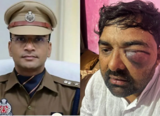 यूपी के मेरठ में तत्कालीन एसएसपी अविनाश पांडे पर भारतीय किसान यूनियन (बीआर अंबेडकर)