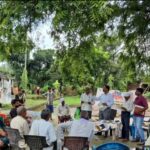 ग्राम हसनपुर एवं कोडारी मजरे ऐमापुर में बाढ़ राहत चौपाल आयोजित की गई