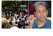 दिल्ली के जंतर मंतर पर छात्रों के समर्थन में उतरे सोशल एक्टिविस्ट सोनम वांगचुक