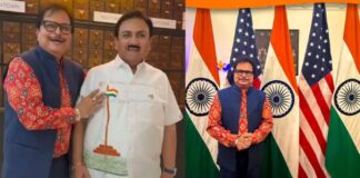 15 अगस्त को ‘हार्मनी इन हेरिटेज’ थीम पर आधारित इंडिया डे सेलिब्रेशन के लिए एम्पायर स्टेट बिल्डिंग के टावर को हरे, सफेद और नारंगी रंगों से रोशन किया गया