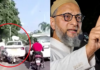 असदुद्दीन ओवैसी ने कानपुर में जनता को संबोधित करते हुए केंद्रीय मंत्री नितिन गडकरी को शुक्रिया कहा