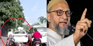 असदुद्दीन ओवैसी ने कानपुर में जनता को संबोधित करते हुए केंद्रीय मंत्री नितिन गडकरी को शुक्रिया कहा