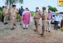 मा0 मुख्यमंत्री के प्रस्तावित आगमन को लेकर जिलाधिकारी एवं पुलिस अधीक्षक ने शिव महापुराण कथा स्थल का किया निरीक्षण