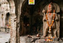 हनुमान मंदिर में मूर्ति खंडित करने पर ग्रामीणों में रोष, पुलिस ने नई प्रतिमा स्थापित कराकर शांत कराया मामला
