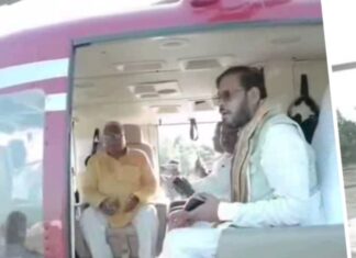 मुख्यमंत्री ने कैबिनेट बैठक के लिए भेजा हेलीकॉप्टर, डॉक्टर मनोज कुमार पांडे को लखनऊ बुलाया