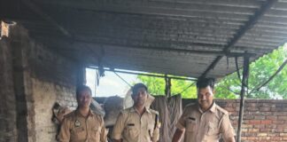 आबकारी विभाग की दबिश, 40 लीटर अवैध कच्ची शराब बरामद, 200 किलो लहन नष्ट