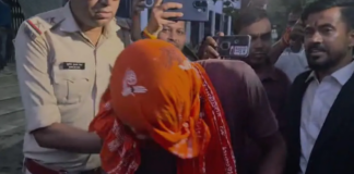 जमुई में एक लड़की के साथ हैवानियत करने वाले हरेराम की आज कोर्ट में पेशी की गई