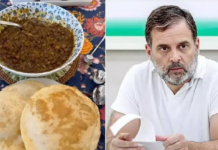 ब्रिक्स शिखर सम्मेलन के रात्रिभोज में परोसे गए शाकाहारी भोजन के बाद कांग्रेस नेता राहुल गांधी ने खानपान की पसंद को लेकर टिप्पणी की