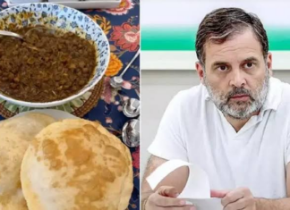 ब्रिक्स शिखर सम्मेलन के रात्रिभोज में परोसे गए शाकाहारी भोजन के बाद कांग्रेस नेता राहुल गांधी ने खानपान की पसंद को लेकर टिप्पणी की