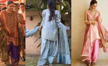 सूट के साथ शरारा, गरारा और प्लाजो का फैशन आउट हो चुका है, अब फरशी सलवार का नया ट्रेंड छाया हुआ है
